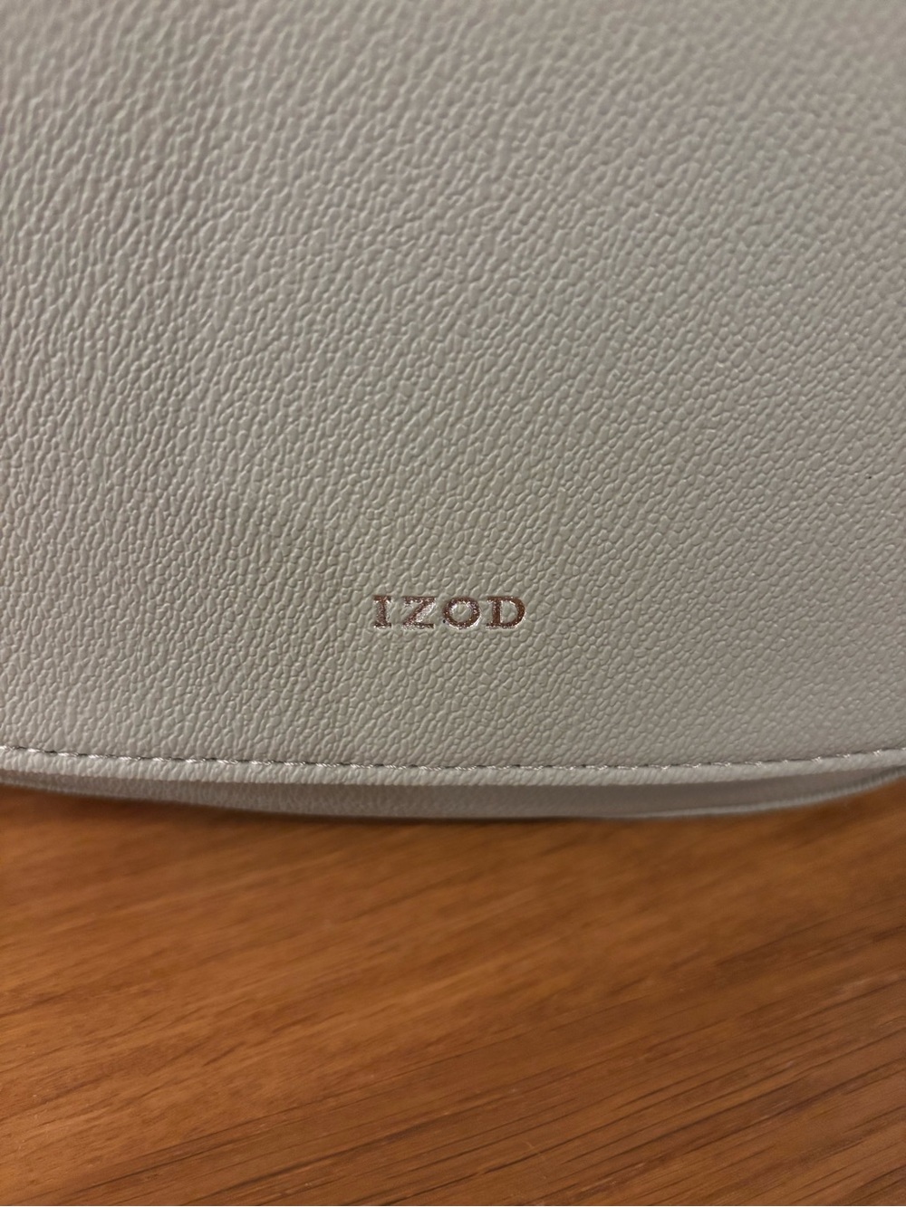 IZOD faux leather sage green crossbody saddle bag Adjustable strap NWT - Picture 7 of 11